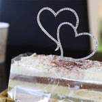 Inserto per torta in cristallo a cuore, decorazione per torta, regalo di nozze, Cake Insert Decoration