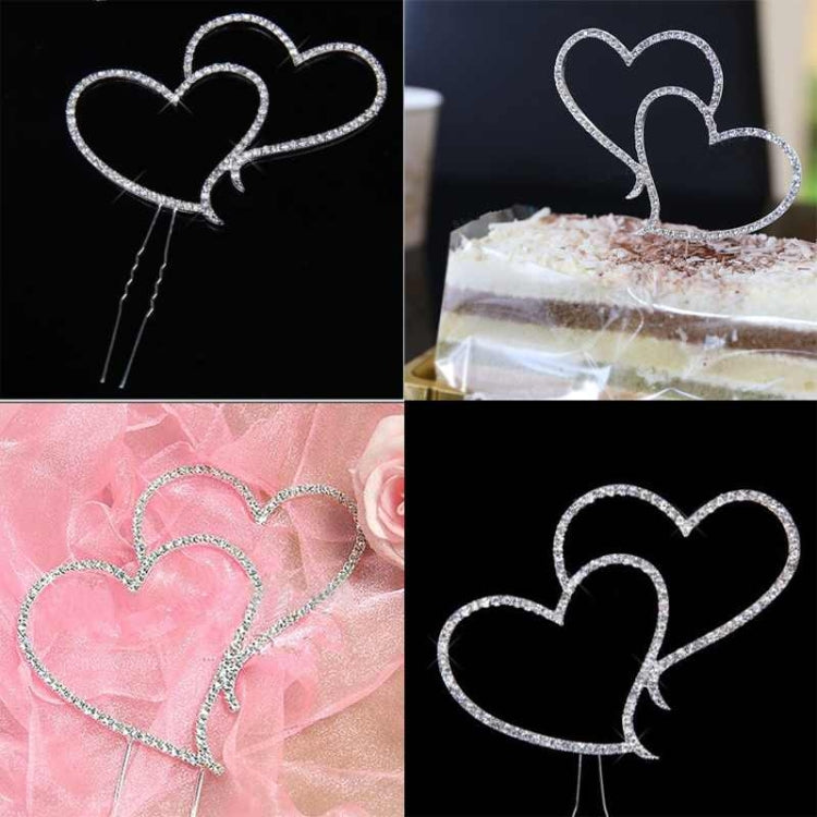 Inserto per torta in cristallo a cuore, decorazione per torta, regalo di nozze, Cake Insert Decoration