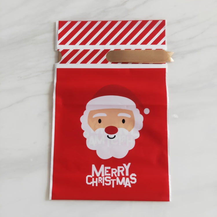 Borsa regalo natalizia da 100 pezzi, confezione di biscotti con coulisse, borsa per biscotti natalizi, Drawstring Bundle Cookie Bag