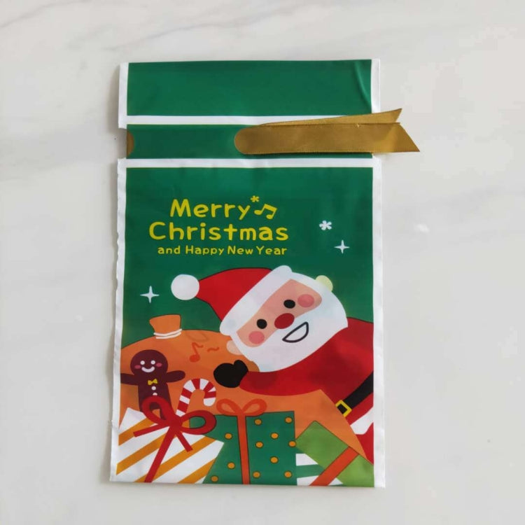 Borsa regalo natalizia da 100 pezzi, confezione di biscotti con coulisse, borsa per biscotti natalizi, Drawstring Bundle Cookie Bag
