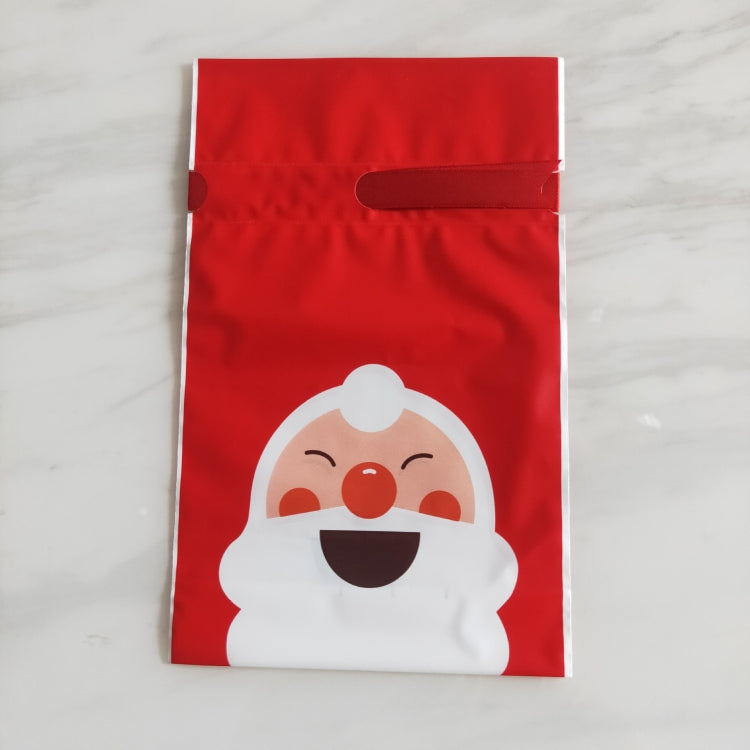Borsa regalo natalizia da 100 pezzi, confezione di biscotti con coulisse, borsa per biscotti natalizi, Drawstring Bundle Cookie Bag