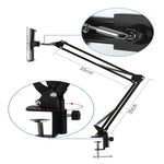 Staffa clip universale girevole 360° per tablet e smartphone