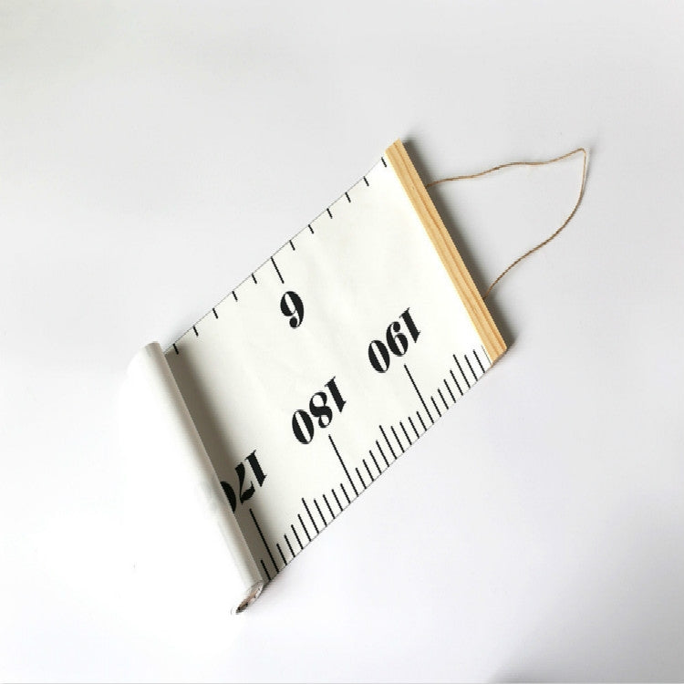 Adesivo da parete in legno da appendere alla parete, grafico di crescita dei bambini, misura di altezza, righello, per la decorazione domestica della camera dei bambini