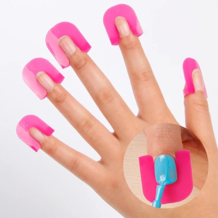 3 Set Gel per unghie per manicure Modello Clip per unghie Colla per bordi Strumento per prevenire il traboccamento Accessori per strumenti per nail art