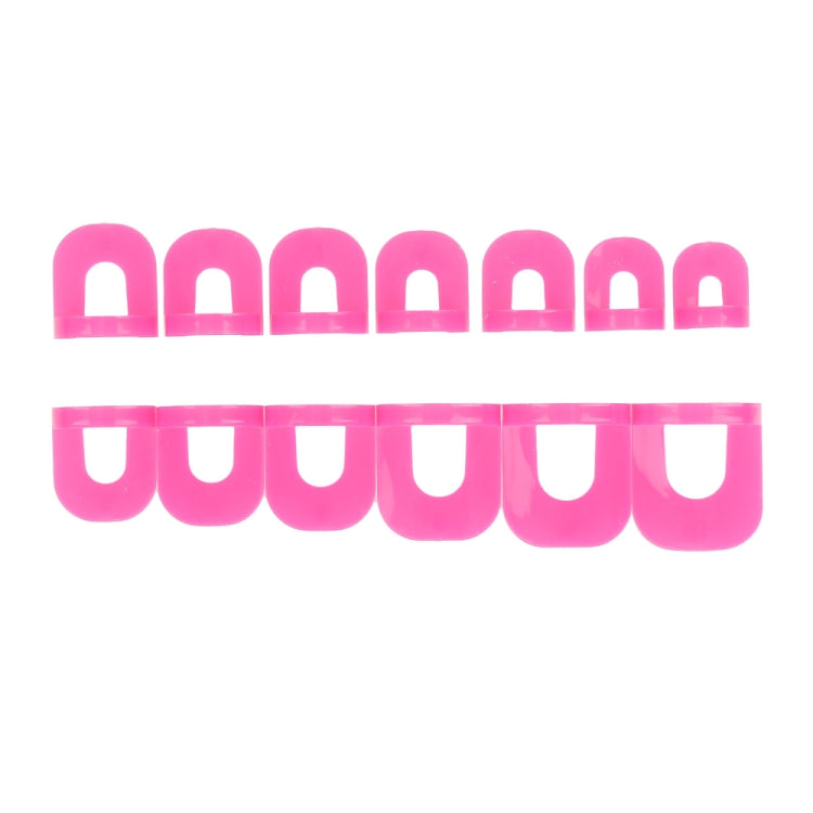 Set 3 clip e colla per manicure unghie 26 pezzi