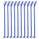 Spazzolino da denti per animali domestici per l'igiene orale degli animali domestici efficace da 20 pezzi, Blue Handle + Medium Hair