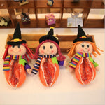 Sacchetti di plastica trasparenti del fumetto sveglio di Halloween Decorazioni per feste Zaino di caramelle di Halloween, 01, 02, 03