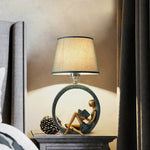 Lampada da lettura moderna da comodino con base per statua, decorazione domestica, Button Switch 3W Yellow Light Bulb, Button Switch 3W White Light Bulb, Dimming Switch 3W Yellow Light Bulb, Dimming Switch 3W White Light  Bulb                          ...