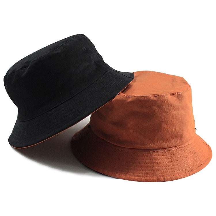Cappello da pescatore indossabile fronte-retro in cotone tinta unita per donna, L, XL, XXL