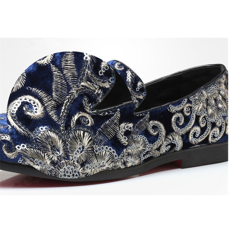 Mocassini da uomo casual alla moda con glitter per scarpe slip-on, 38, 39, 40, 41, 42, 43, 44, 45