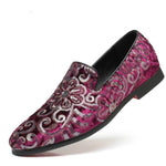 Mocassini da uomo casual alla moda con glitter per scarpe slip-on, 38, 39, 40, 41, 42, 43, 44, 45