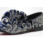 Mocassini da uomo casual alla moda con glitter per scarpe slip-on, 46, 47, 48