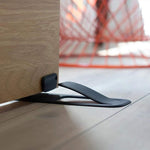 Blocco fermaporta innovativo a molla multifunzione, supporto per cuneo per porta in stile semplice, Spring Door Stopper Black, Spring Door Stopper Blue