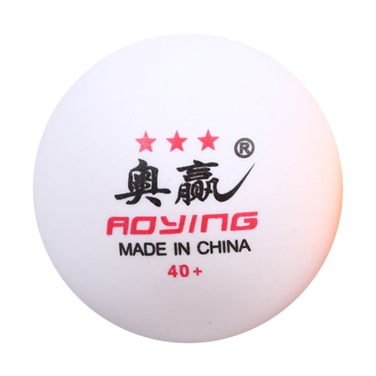 ROYING Pallina da allenamento professionale per ping pong in ABS da 100 pezzi, diametro: 40 mm, White 2Stars, Orange 2Stars, White 3Stars, Orange 3Stars