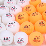 ROYING Pallina da allenamento professionale per ping pong in ABS da 100 pezzi, diametro: 40 mm, White 2Stars, Orange 2Stars, White 3Stars, Orange 3Stars