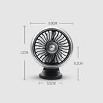 Mini ventilatore elettrico multifunzione per automobile, presa d'aria per auto, interfaccia USB