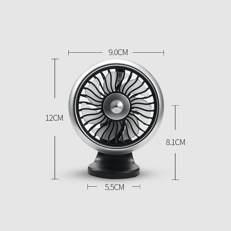 Mini ventilatore elettrico multifunzione per automobile, presa d'aria per auto, interfaccia USB