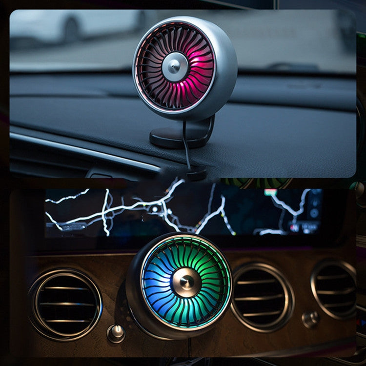 Mini ventilatore elettrico multifunzione per automobile, presa d'aria per auto, interfaccia USB