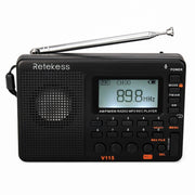 Retekess V-115 Radio portatile FM AM con lettore MP3
