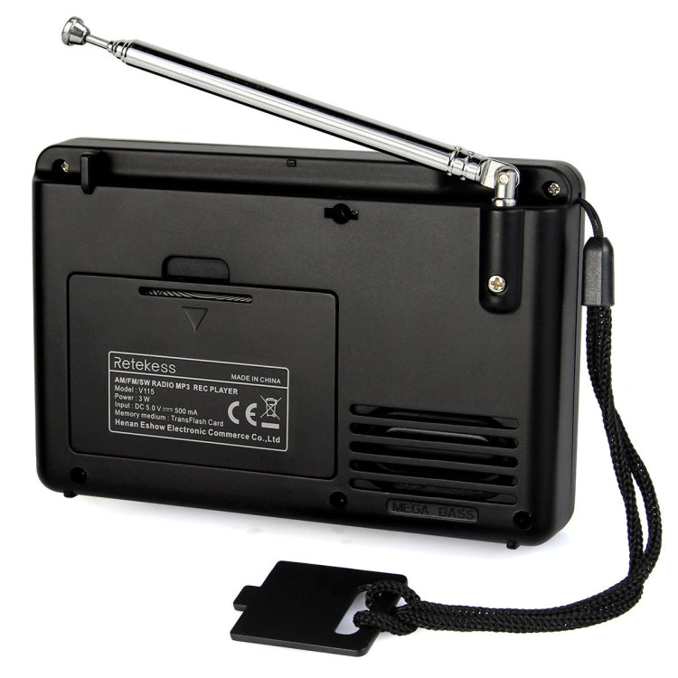 Retekess V-115 Radio portatile FM AM con lettore MP3