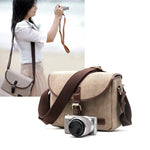 Custodia per borsa fotografica retrò per Canon EOS 200D 77D 7D 80D 800D 1300D 6D 70D 760D 750D 700D 600D 100D 1200D 1100D SX540