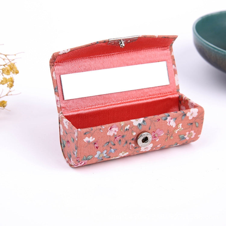 Mini scatola per rossetto portatile da 12 pezzi con scatola per trucco portatile a specchio