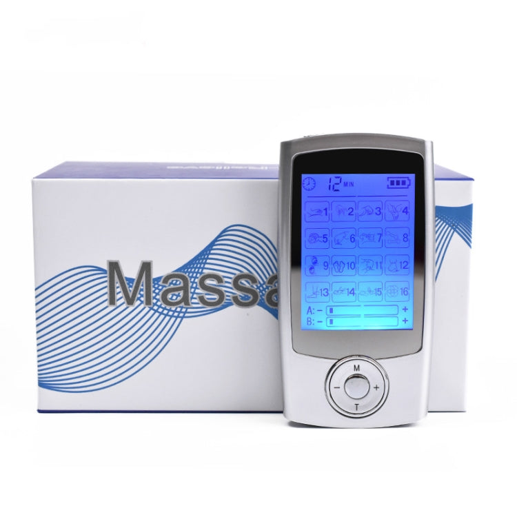 Macchina per alleviare il dolore, stimolatore muscolare, massaggiatore elettronico digitale a 16 modalità