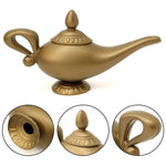 3 pezzi di lampada magica araba in plastica per costumi di Halloween, oggetti di scena per giochi di ruolo, Arabian Magic Lamp