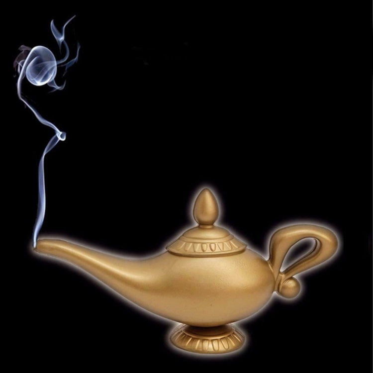 3 pezzi di lampada magica araba in plastica per costumi di Halloween, oggetti di scena per giochi di ruolo, Arabian Magic Lamp