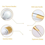 Rullo nano con microaghi in lega di titanio 0,2-3,0 mm