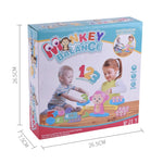 Giocattoli educativi per la matematica per bambini con scala di equilibrio della scimmia, Monkey Pink, Monkey Brown