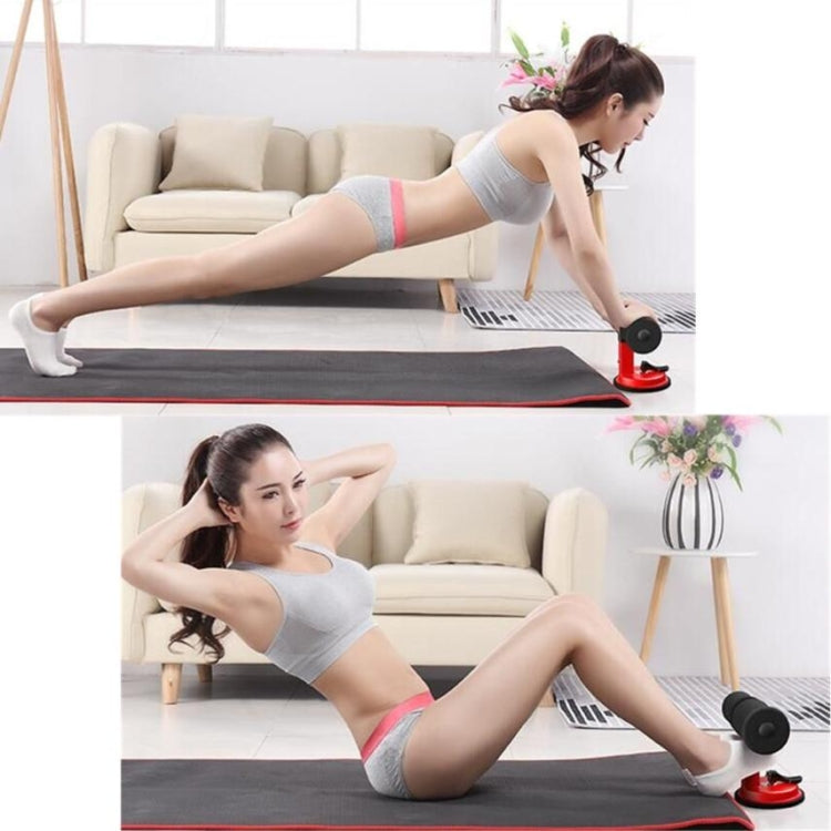 Macchina ausiliaria per sit-up regolabile in altezza per attrezzature per il fitness domestico con ventosa, Red, Purple, Pink, Blue, Simple Six