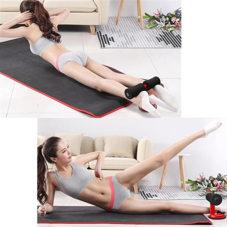 Macchina ausiliaria per sit-up regolabile in altezza per attrezzature per il fitness domestico con ventosa, Red, Purple, Pink, Blue, Simple Six