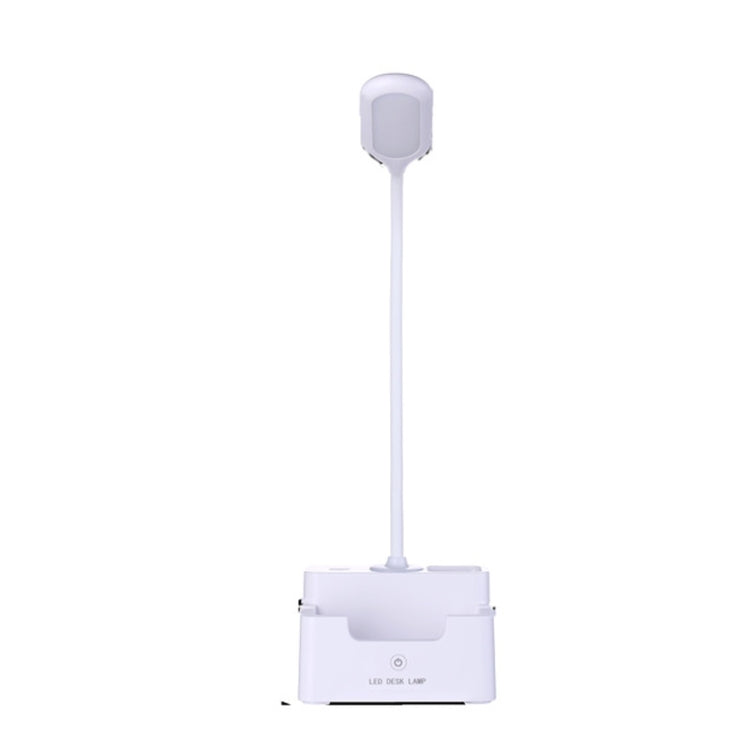 Lampada da scrivania creativa multifunzionale per protezione degli occhi a LED per camera da letto con ricarica USB per studenti, With Fan, Without Fan