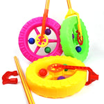 Trolley Toys Baby Walker Spingitore a ruota singola Consegna colore casuale, Single Wheel Pusher