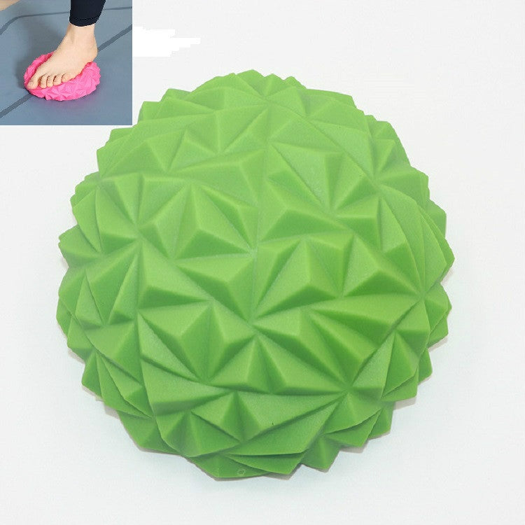 Palla da allenamento per l'equilibrio dell'emisfero per massaggio ai piedi Palla per yoga fitness, dimensioni: 16 x 8 cm
