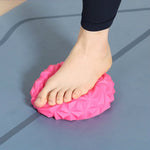 Palla da allenamento per l'equilibrio dell'emisfero per massaggio ai piedi Palla per yoga fitness, dimensioni: 16 x 8 cm