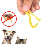 2 pz Catcher per animali domestici pulci clipper animali sverminazione tirare estrattore di zecche duro gatti e cani pidocchi scavenging pulci gancio, 2 PCS Green, 2 PCS Yellow, 2 PCS Blue