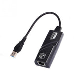 2 PC Scheda di rete Gigabit USB 3.0 Interfaccia cavo di rete esterna cablata da USB a RJ45 per laptop