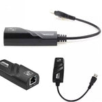2 PC Scheda di rete Gigabit USB 3.0 Interfaccia cavo di rete esterna cablata da USB a RJ45 per laptop