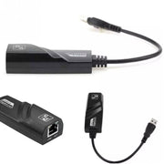 2 PC Scheda di rete Gigabit USB 3.0 Interfaccia cavo di rete esterna cablata da USB a RJ45 per laptop