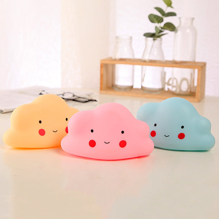 Cartoon Flaky Clouds Lampada da comodino colorata piccola luce notturna