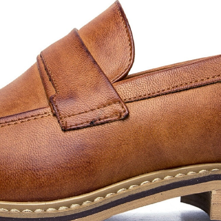Scarpe a punta stile britannico Scarpe casual versatili Scarpe da uomo slip-on, 38, 39, 40, 41, 42, 43