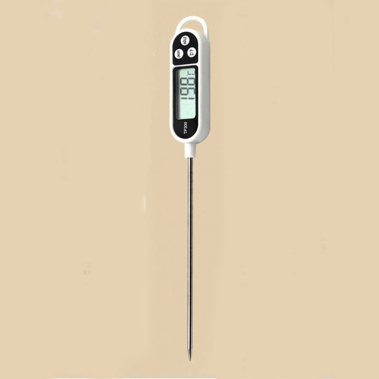 Termometro digitale elettronico da cucina plug-in in acciaio inossidabile per conteggio della temperatura degli alimenti TP300, TP300