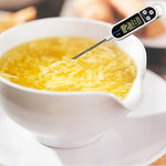Termometro digitale elettronico da cucina plug-in in acciaio inossidabile per conteggio della temperatura degli alimenti TP300, TP300