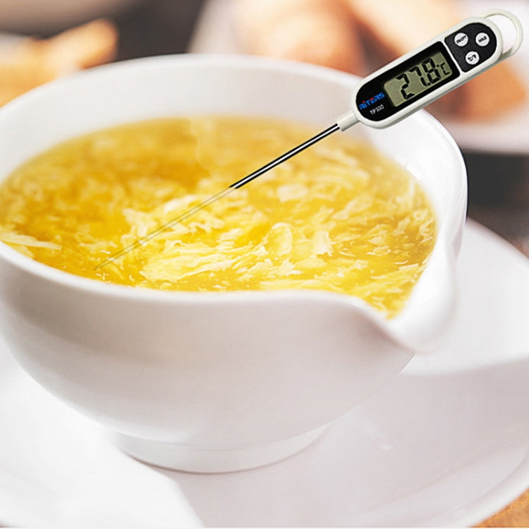 Termometro digitale elettronico da cucina plug-in in acciaio inossidabile per conteggio della temperatura degli alimenti TP300, TP300