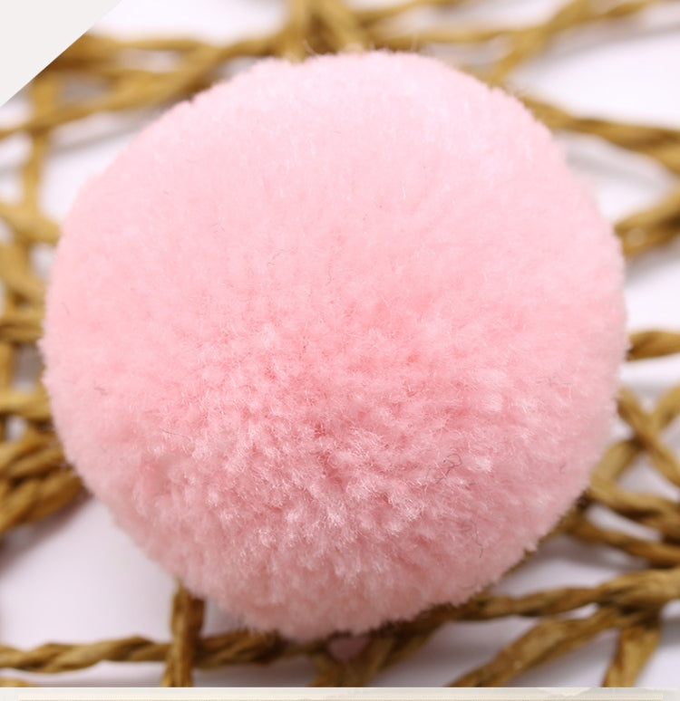 Palla di pelliccia con decorazione di palline giocattolo color caramello da 10 pezzi