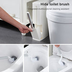 Set di spazzole per WC con pattumiera per bagno, contenitore per rifiuti per WC