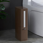 Set di spazzole per WC con pattumiera per bagno, contenitore per rifiuti per WC