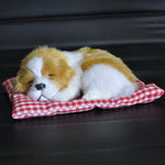 La simulazione chiamerà il cane che dorme ornamenti giocattolo bambola creativa regalo per bambini